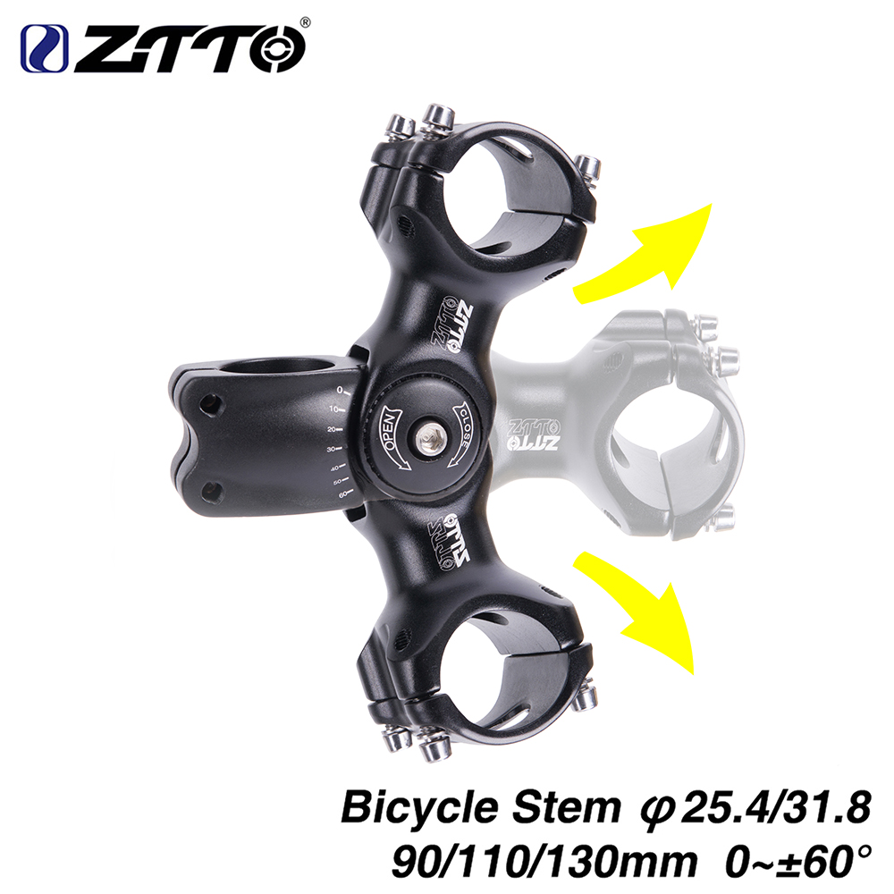 Bike Stem Riser - ZTTO Regulowany mostek rowerowy 31,8 mm