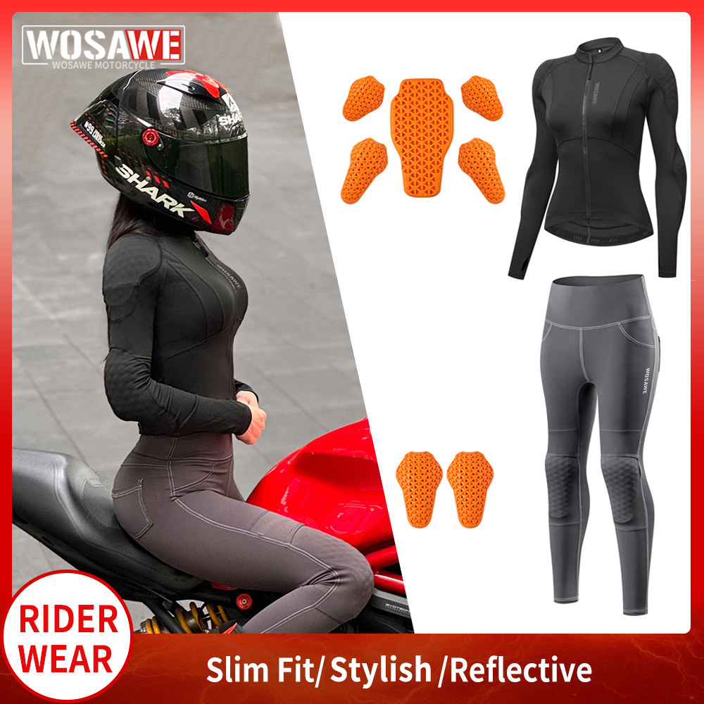 Cycling Gear Jacket - Damski kombinezon motocyklowy WOSAWE (kurtka i