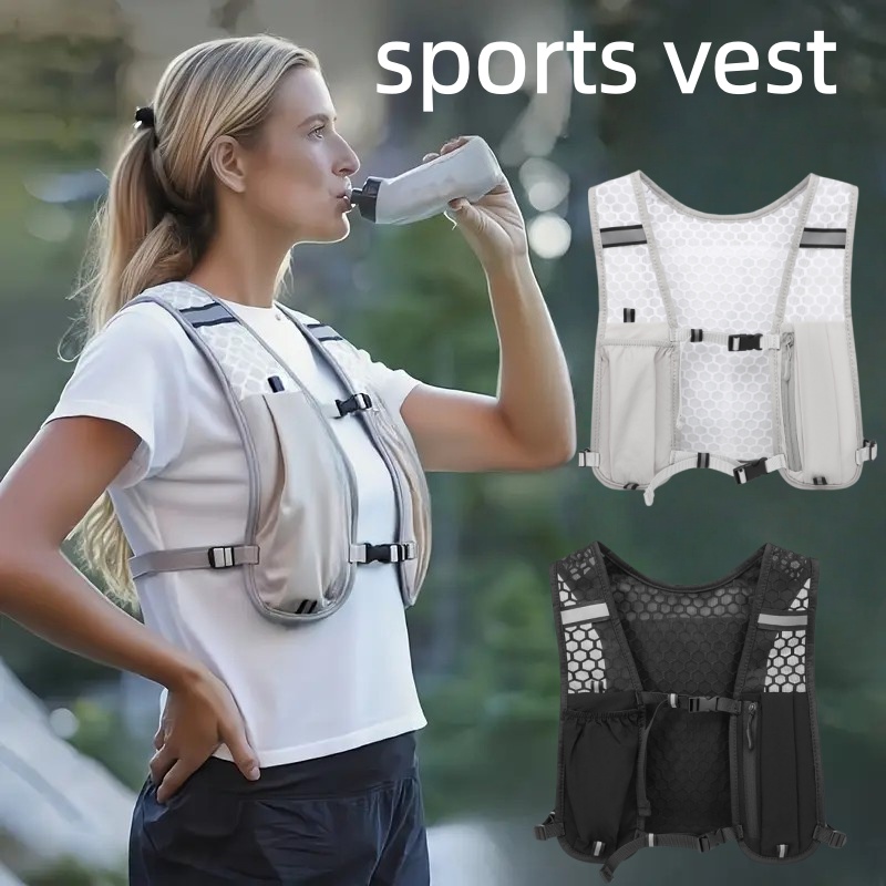 Cycling Backpack - Kamizelka do biegania unisex, wodoodporna, oddychająca,