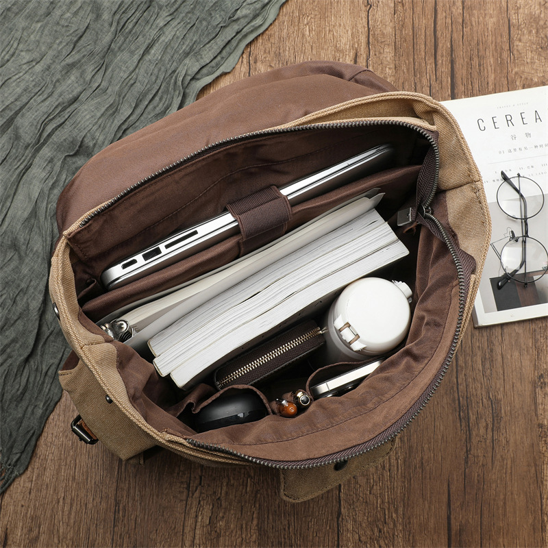 Retro męska torba płócienna na – Cycling Backpack recenzja i cena